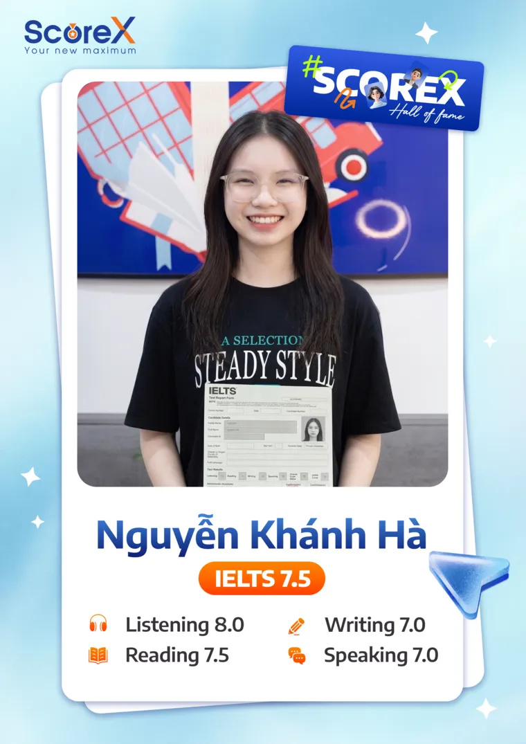 Nguyễn Khánh Hà — IELTS 7.5