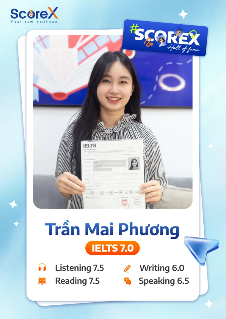Trần Mai Phương — IELTS 7.0