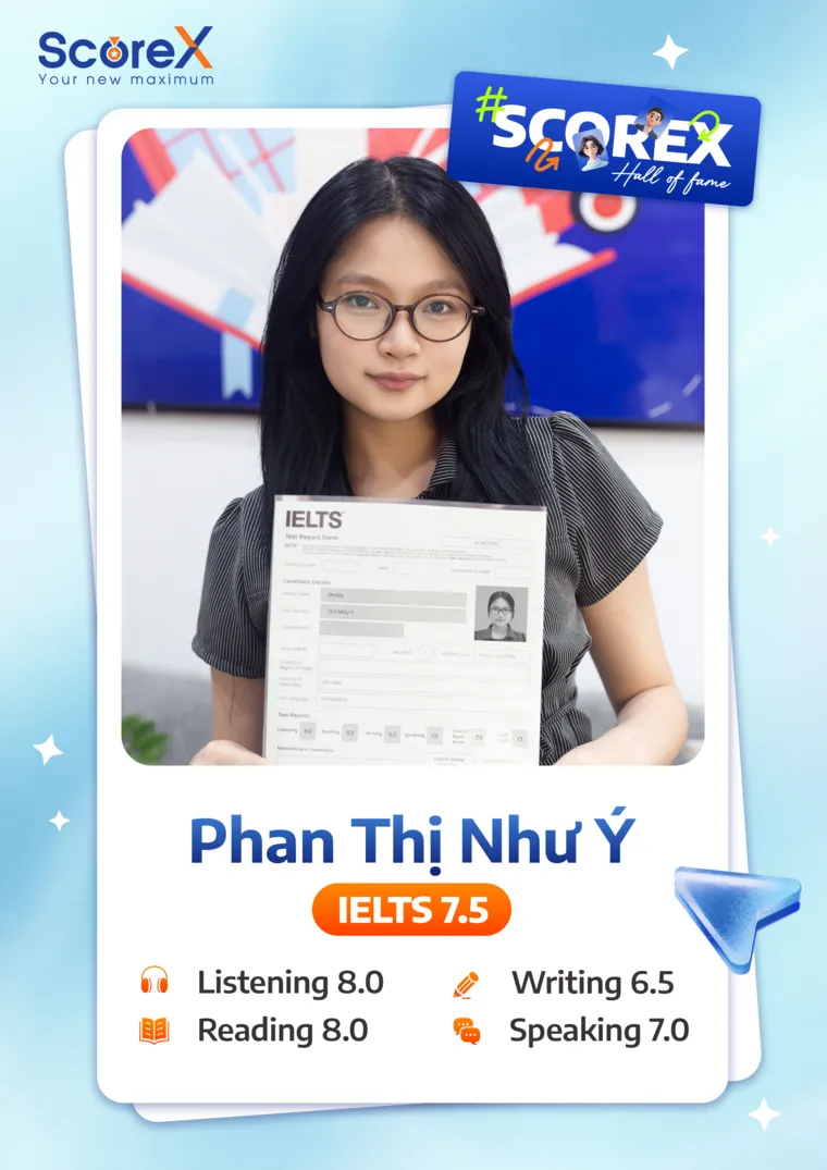 Phan Thị Như Ý — IELTS 7.5